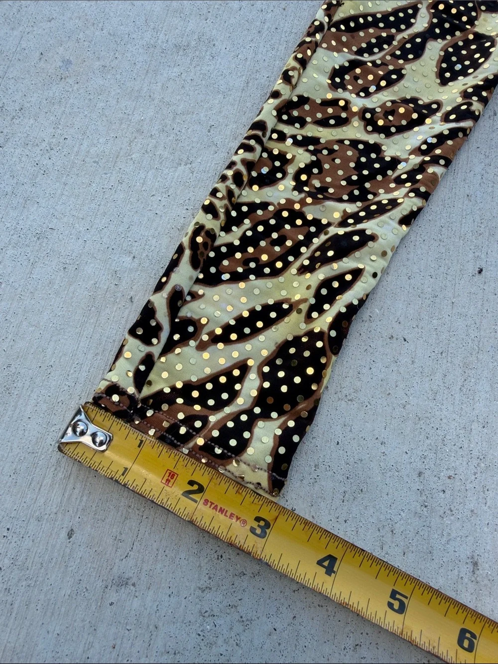 Leopard Print Girls' Leggings with sequined Detail
